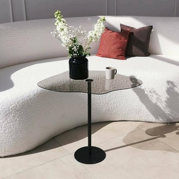 Dmora Couchtisch Astria, Couchtisch, Zeitschriftenständer für Sofa, Wohnzimmerregal, 60 x 45 x 50 cm, Schwarz
