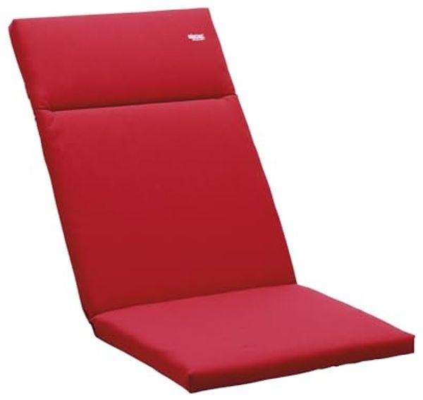 Sieger 5550 4914 Relax-Auflage Schaum / Vlies Füllung, Polypropylen Rot 49 x 4 x 164 cm