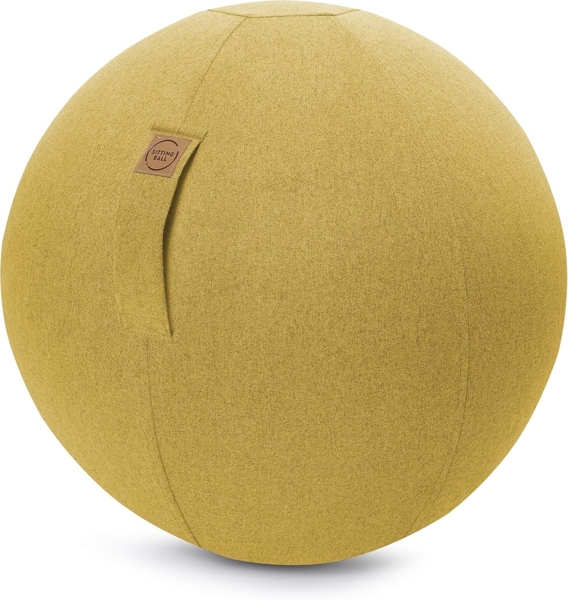 Sitting Ball Sitzball Felt Filzimitat senf ca. 65cm