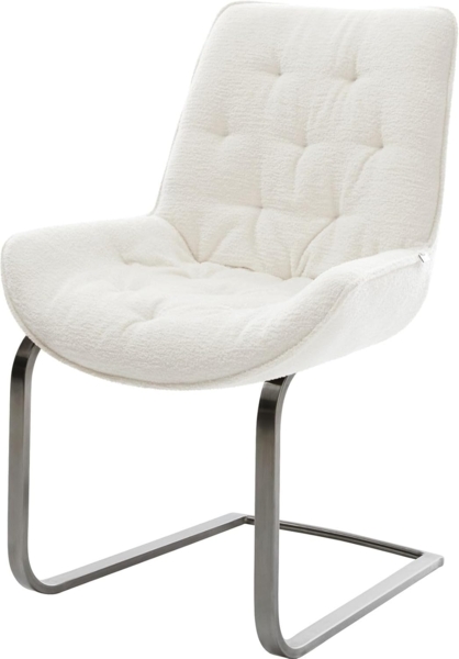 Freischwinger Taimi-Flex Bouclé Soft Beige Freischwinger flach Graphit