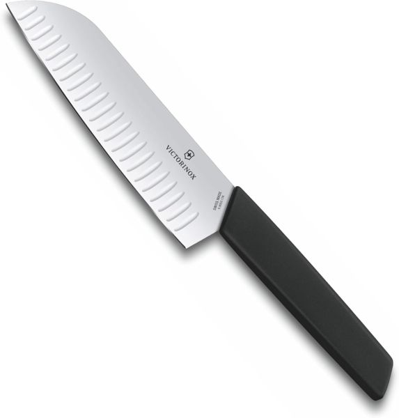 Victorinox Swiss Modern Santoku Schwarz 17 cm