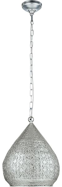 Eglo 49716 Hängeleuchte Vintage MELILLA Ø 33cm dimmbar in silber