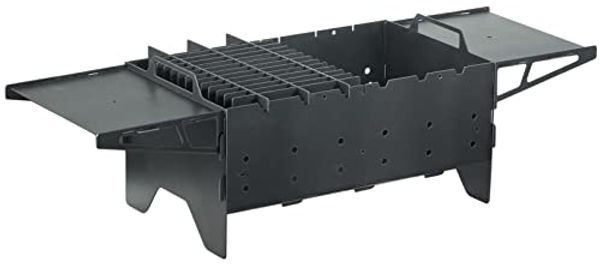 4bigFun 'Mangal' Holzkohlegrill für 6 Spieße, Stahl Schwarz