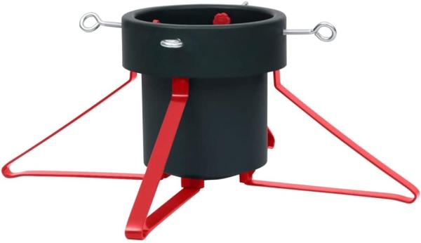 vidaXL Christbaumständer Grün und Rot 46x46x19 cm 331310