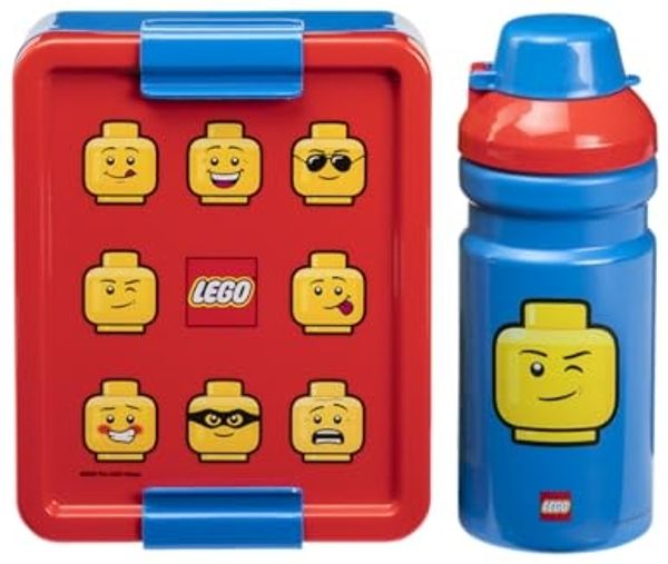 LEGO Lunch-Box Set Iconic Classic blue & red blau/rot 2-teilig mit (40580001)