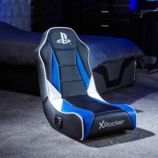 X Rocker Sony Playstation® Geist 2.0 Floor Rocker Gaming-Bodensessel mit 2.0 Audiosystem für