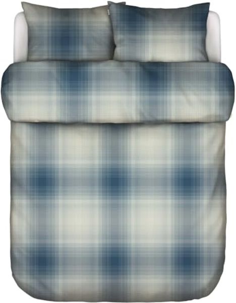 Marc O Polo Flanell Bettwäsche Phia stormy blue|135x200 cm + 80x80 cm