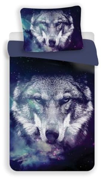Jerry Fabrics Kinderbettwäsche Wolf, Polyester, 2 teilig