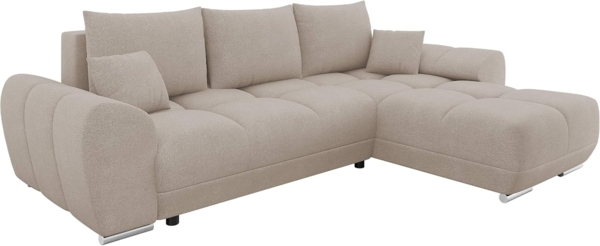 Ecksofa Lonkor mit Bettkasten und Schlaffunktion (Farbe: Velo 623)