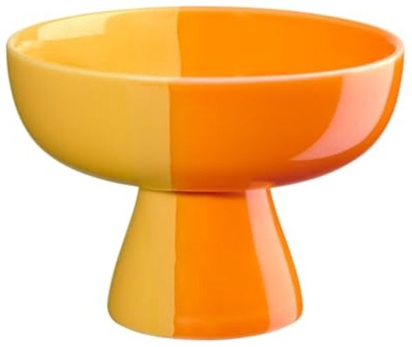 ASA Selection Schale Auf Fuß, Orange Smoothie Joy, L. 110mm, B. 110mm, H. 80mm