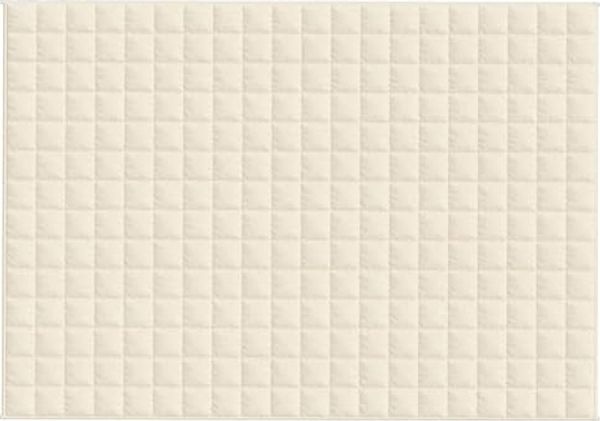 vidaXL Gewichtsdecke Stoff, 1 x Gewichtsdecke, Creme, 140x200 cm, 100 % gebürstete Polyester-Mikrofaser, 10 kg Bild 6