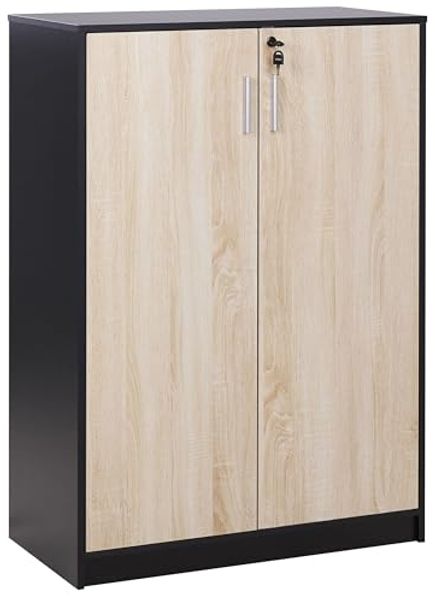 Büroschrank ZEHNA Heller Holzfarbton