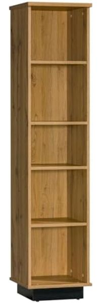 Bücherregal Standregal Lamia 40x36x175cm Eiche Wotan schwarz