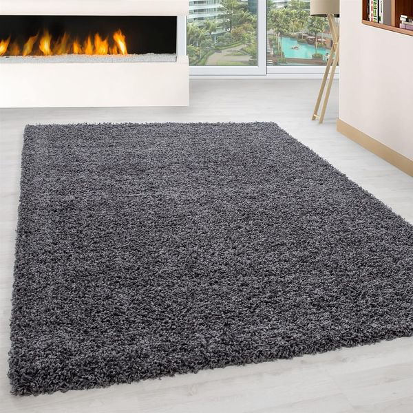 Shaggy Teppich LIFE GREY 100 X 200cm Läufer