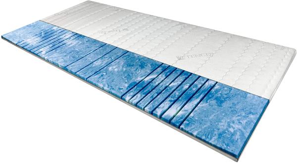 AM Qualitätsmatratzen | 7-Zonen Deluxe Gelschaum-Topper 120x200 cm - 8 cm Höhe