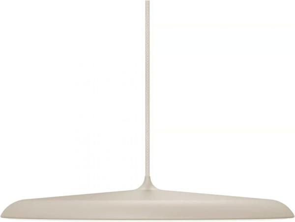 dftp ARTIST LED Pendelleuchte beige, opal weiß 1600lm dimmbar 6cm