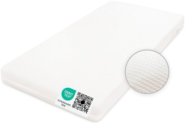 Ehrenkind® Kindermatratze PUR MESH | Baby Matratze 120x200 Standard 100 by OEKO-TEX | Babymatratze 120x200 aus hochwertigem Schaum und Hygienebezug