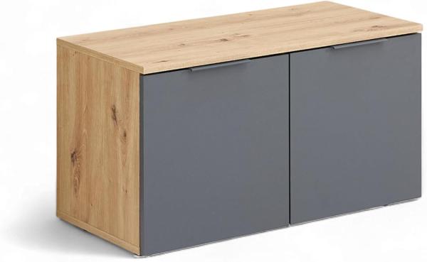 HBZ Schuhbank Lagos, Garderobenbank BxHxT 80x44x38 cm (1-St), Mit 2 Türen und 2 Einlegeböden