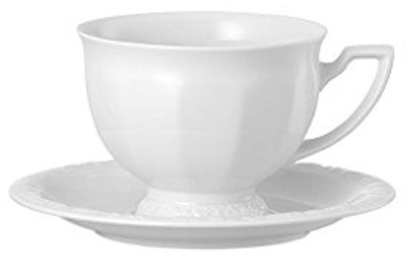 Rosenthal Tasse Maria Weiss Aromatasse 2tlg, Porzellan, Tassen