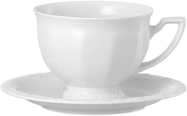 Rosenthal Tasse Maria Weiss Aromatasse 2tlg, Porzellan, Tassen
