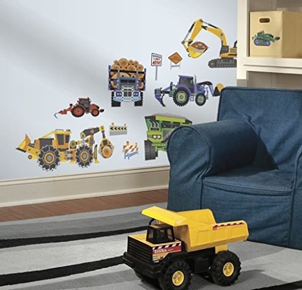 Entreprenørmaskiner Wallstickers