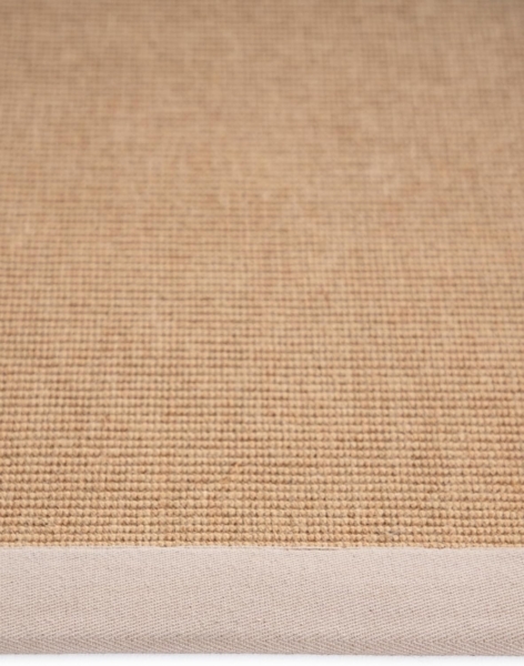 carpetfine Läufer Sisal, rechteckig, Höhe: 5 mm, mit farbiger Bordüre, Anti Rutsch Rückseite Bild 7