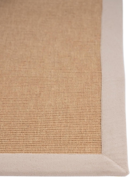 carpetfine Läufer Sisal, rechteckig, Höhe: 5 mm, mit farbiger Bordüre, Anti Rutsch Rückseite Bild 5