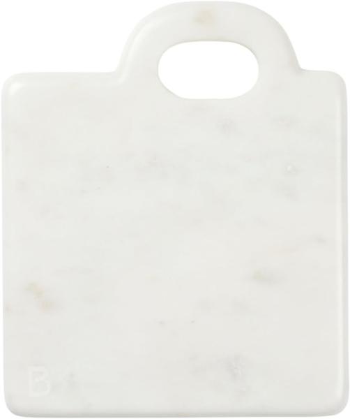 Broste Copenhagen Olina Schneidebrett white marmor 14x17cm