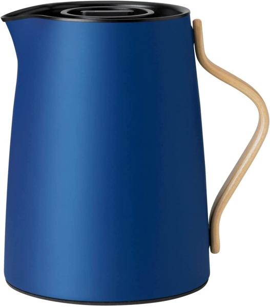 Stelton Emma Isolierkanne Tee Dark Blue, Kanne, Isokanne, Edelstahl, Stahl, Dunkelblau, 1 L, x-201-7