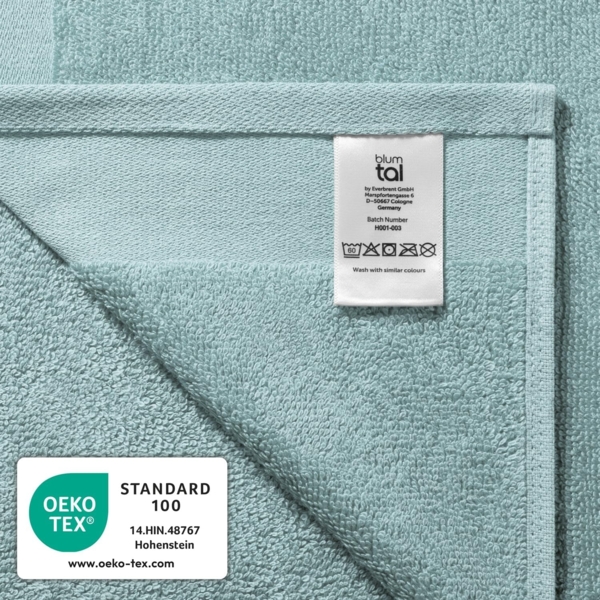 Blumtal Handtuch Set Blumtal 10 Teilig - Handtücher Set 100% Baumwolle, weich und saugstark, Frottee (10er Set), 2 Bade-, 4 Hand-, 2 Gästetücher + 2 Waschlappen Bild 7