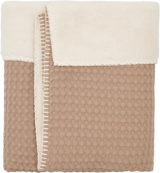 Koeka Wafel Oslo Bettdecke – Teddy – Caffe Braun / Cognac Bild 2