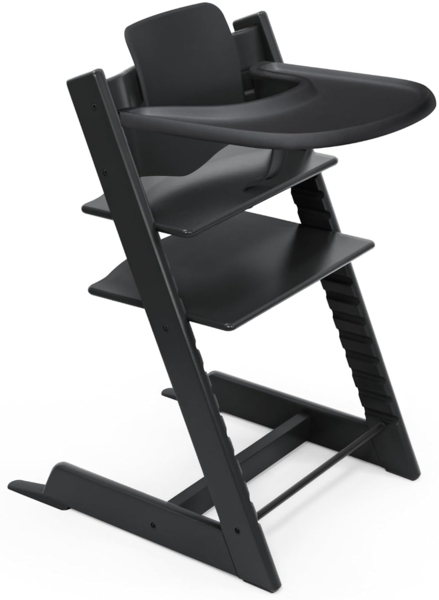 Stokke Hochstuhl Tripp Trapp Hochstuhl mit Baby set und Stokke Tray, für Kinder im Alter von 6-36 Monaten
