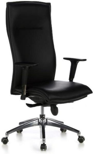 hjh OFFICE Luxus Chefsessel MURANO 20 Leder Schwarz