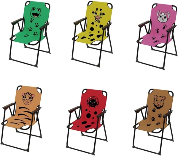 INDA-Exclusiv Klappstuhl Kinder Campingstuhl Klappstuhl Gartenstuhl Campingstuhl Outdoor