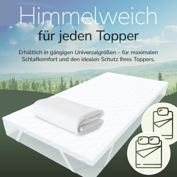 MSS e.K. Matratzenbezug "CLASSIC" 140 x 200 x 5 cm"" Bild 2