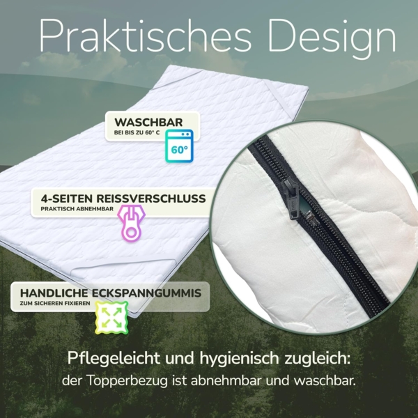 MSS e.K. Matratzenbezug "CLASSIC" 140 x 200 x 5 cm"" Bild 5