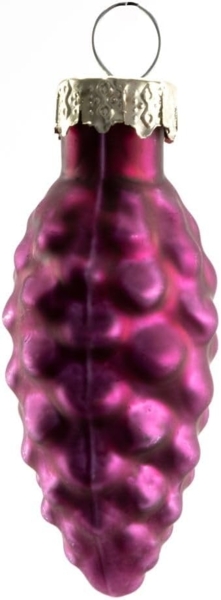 TrendLine Glas-Tannenzapfen magnolienrosa Weihnachtskugeln Weihnachten Xmas