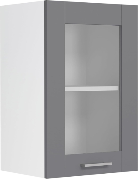 VCM Küchenmöbel Hängeschrank Colura 919364 Weiß / Anthrazit H. 60 x B. 40 x T. 31 cm