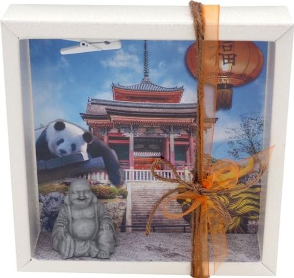 ZauberDeko Geschenkbox Geldgeschenk Verpackung China Asien Urlaub Reise Geldverpackung Buddha