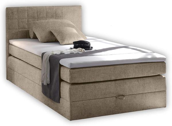 Boxspringbett mit Bettkasten HAWAI 1 140 beige