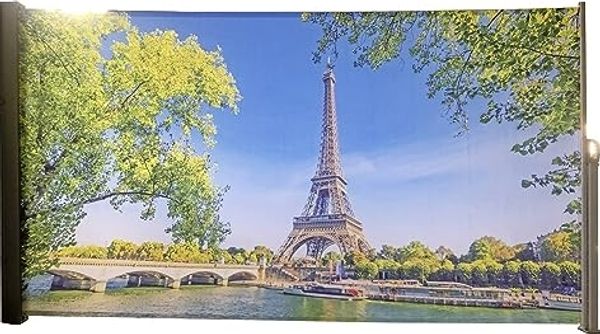 Seitenmarkise Sichtschutz Motiv "Paris" von GardenPleasure