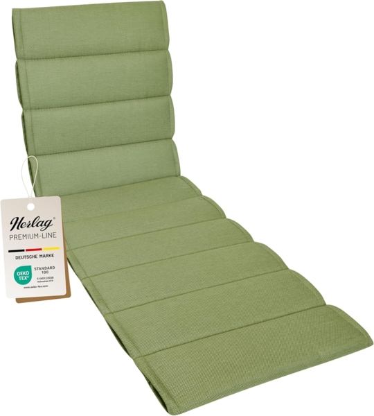 Herlag Liegenauflage Linnea, 200x60x4cm edles Strukturgewebe