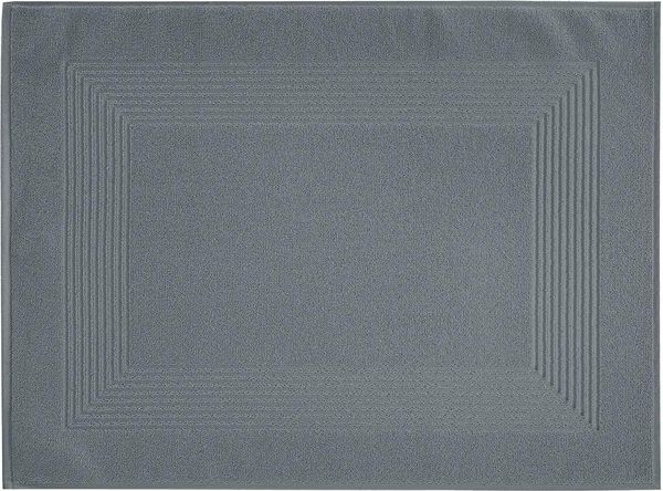 Vossen Badematte New Generation, Höhe 10 mm, fußbodenheizungsgeeignet, Baumwolle, rechteckig, Badteppich, mit Bordüre, Hoch-Tief Effekt, reine supersoft Baumwolle