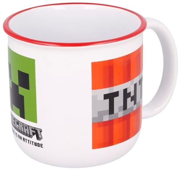 Minecraft TNT Becher Keramik Tasse Tee Kaffee Becher Pott im Geschenkkarton