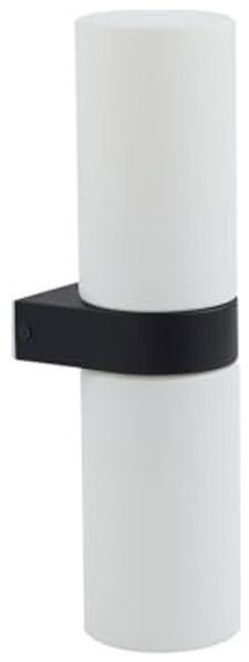 Lucande Wandleuchte Basolo, Weiß IP44, 2 x 10 W LED