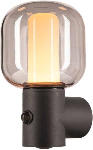 SLV 1004679 OVALISK WL Sensor Outdoor LED Wandaufbauleuchte anthrazit CCT switch 3000 4000K