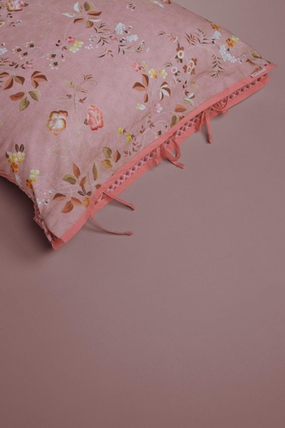 Pip Studio Jersey-Elasthan Spannbettlaken Goodnight By Pip Pink 100X200/220 100x200/210/220 cm Pocket depth: 30 cm 1 Spannbettlaken Rosa