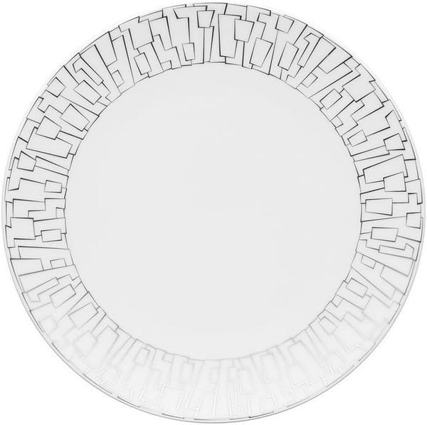 Frühstücksteller 22 cm TAC Gropius Skin Platin Rosenthal Studio Line Frühstücksteller, Spülmaschinengeeignet