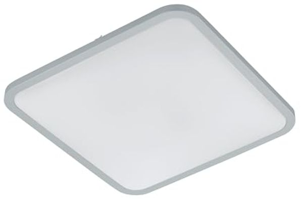 Eglo 98258 LED Deckenleuchte COGOLETO silber, weiß L:49cm B:49cm H:6cm