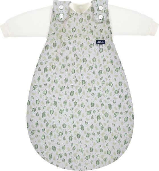 Alvi Baby-Mäxchen Schlafsack 3tlg. Organic Cotton Drifting Leaves 80/86